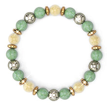 Load image into Gallery viewer, HEALING TRUST Citrine Crystal Bracelet with Aventurine Pyrite Hematite for Maximum Lucky Money Wealth, Prosperity, Goals Manifestation, Good Luck Feng Shui Wealth Bracelet. Authentic Gemstones Citrine Crystal Stone, Pyrite Crystal, Aventurine Crystal, Hem