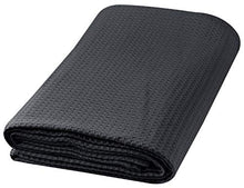 Load image into Gallery viewer, Beauty Threadz 100% Cotton Waffle Weave Thermal Blanket (Black, 60 x 90)