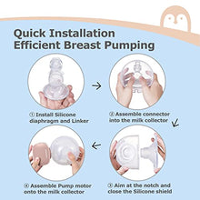 Load image into Gallery viewer, Momcozy Double Wearable Breast Pump, Low Noise& Hands-Free Breast Pump, Portable 2pcs Electric Breast Pump with 2 Mode & 5 Levels- 24mm Pink