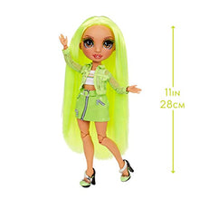 Load image into Gallery viewer, Rainbow High Karma Nichols – Neon Green Fashion Doll with 2 Doll Outfits to Mix & Match and Doll Accessories, Great Gift for Kids 6-12 Years Old
