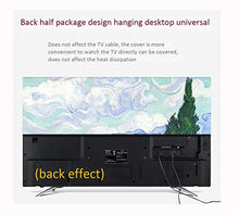 Load image into Gallery viewer, TV Cover Dust Cover, Purple Hanging 55 Inch 【2020New】 50 Curved Surface 65 European Cover Fabric Computer TV Set Wall Hanging (Size : 45in)