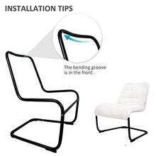 Load image into Gallery viewer, Zenree Living Room Chair Lounge Accent Upholstered Chairs with Sherpa Seat for Bedroom Dorm Teen's Den Indoor