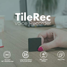 Load image into Gallery viewer, TileRec - Slimmest Voice Activated Recorder with 145 Hours Recording Capacity, MP3 Records, 24 Hours Battery Time, Metal Case – by Atto Digital