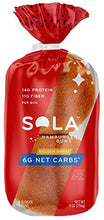 Load image into Gallery viewer, Sola Low Carb Sweet & Buttery Variety Pack, 1 Sweet & Buttery Bread, 1 Golden Wheat Hot Dog Buns, 1 Golden Wheat Hamburger Buns, (Pack of 3)