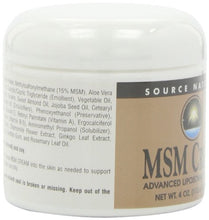Load image into Gallery viewer, Source Naturals MSM Cream, 4 Ounce (Pack of 2)