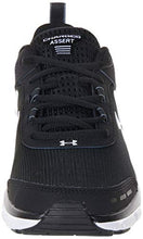 Load image into Gallery viewer, Under Armour mens Charged Assert 8 Running Shoe, Black/White, 11 US