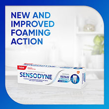 Load image into Gallery viewer, Sensodyne Repair & Protect Teeth Whitening Sensitive Toothpaste, Cavity Prevention and Treatment, 3.4 Oz, Pack of 2