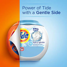 Load image into Gallery viewer, Tide PODS Free and Gentle Laundry Detergent, 96 Count, Unscented and Hypoallergenic for Sensitive Skin, Free and Clear of Dyes and Perfumes, HE Compatible (Packaging May Vary)