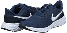 Load image into Gallery viewer, Nike Men's Revolution 5 Running Shoe, Midnight Navy/White-Dark Obsidian, 10.5 Regular US