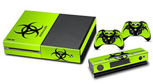 Load image into Gallery viewer, Father's Day Skins Stickers for Xbox One - Custom Xbox One Console Remote Controller Protective Vinyl Decals Covers - Leather Texture Protector Accessories Fit Xbox 1 Controller - Biological Hazard