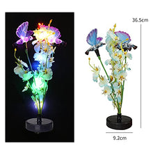 Load image into Gallery viewer, Gallity 29.5''Creativity Solar Flower Outdoor Garden Stake Landscape Lights - with Two Birds Statue Flowers Lawn Led Waterproof Lamp Plug in The Ground - for Yard, Patio, Backyard Decoration