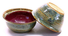 Load image into Gallery viewer, Handmade Ceramic Ice Cream Bowl with Floating Blue and Boysenberry Glazes