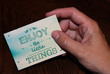 Load image into Gallery viewer, Inspirational & Motivational Mini Color Note Cards flat 2.5 x 3.5 set of 50