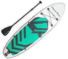 Load image into Gallery viewer, Aqua Plus 11ftx33inx6in Inflatable SUP for All Skill Levels Stand Up Paddle Board, Adjustable Paddle,Double Action Pump,ISUP Travel Backpack, Leash,Shoulder Strap,Youth & Adult Inflatable Paddle Board