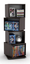 Load image into Gallery viewer, Atlantic 4 Tier Rotating Cube Espresso