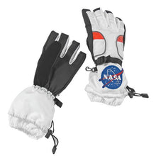 Load image into Gallery viewer, Aeromax Astronaut Gloves, size Large, White, with NASA patches, (ASG-Lrg)