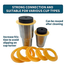 Load image into Gallery viewer, Tumbler Shields, Tumbler Shields for Epoxy Rims Protect The Cleanliness of The Cup Turner Foam While You are Making The Cup Turner, 7 Sizes, Cup Turner Kit