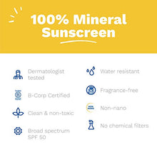 Load image into Gallery viewer, Mustela Baby Mineral Sunscreen Stick SPF 50 Broad Spectrum - Face & Body Sun Stick with 70% Organic Ingredients - Ultra Sheer, Water Resistant & Fragrance-Free - 0.6 oz.
