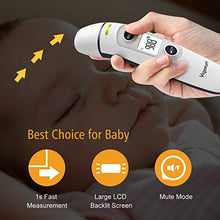 Load image into Gallery viewer, 【New Version】Vigorun Medical Forehead and Ear Thermometer, Digital Infrared Temporal Thermometer for Fever, Instant Accurate Reading for Baby Kids and Adults Baby and Adults