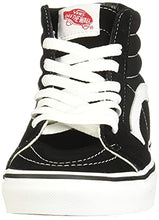 Load image into Gallery viewer, Vans SK8 Hi Unisex Black/White Sneakers Men/Women Shoes (9.5 Men/ 11.0 Women, Black)