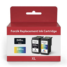 Load image into Gallery viewer, 245XL 246XL Ink Cartridge for Canon PG-245XL CL-246XL, Forzik Higher Yield Compatible with Canon Pixma MX490 MX492 MG2522 TS3100 TS3122 TS3300 TS3322 TS3320 TR4500 TR4520 TR4522 MG2500 Printer