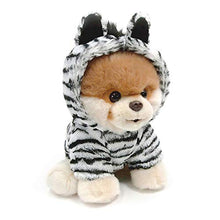 Load image into Gallery viewer, GUND World’s Cutest Dog Boo Zebra Outfit Plush Stuffed Animal 9”