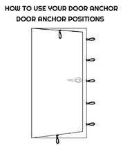 Load image into Gallery viewer, Boss Fitness Products - Extra Large Heavy Duty Door Anchor - Great for Resistance Bands, Physical Therapy Bands, and Closed Loop Bands