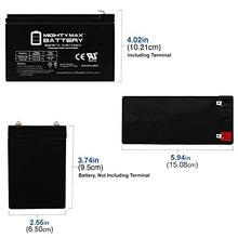Load image into Gallery viewer, ML7-12 - 12 Volt 7.2 AH, F1 Terminal, Rechargeable SLA AGM Battery