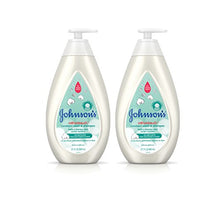 Load image into Gallery viewer, Johnson's CottonTouch Newborn Baby Wash & Shampoo with No More Tears, Hypoallergenic and Paraben-Free Moisturization for Sensitive Skin, Made with Real Cotton, Twin-Pack, 2 x 27.1 fl. oz
