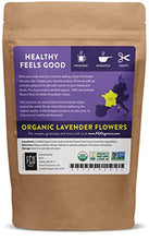 Load image into Gallery viewer, Organic Lavender Flowers Dried | Perfect for Tea, Baking, Lemonade, DIY Beauty, Sachets & Fresh Fragrance | 100% Raw From France | Large 4oz Resealable Kraft Bag | by FGO