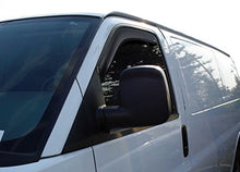 Load image into Gallery viewer, Auto Ventshade AVS 192455 in-Channel Ventvisor Side Window Deflector, 2-Piece Set for 1996-2022 Chevrolet Express & GMC Savana Vans 1500-3500, 2003-2009 Kodiak & Topkick C4500-C5500 with Standard Cab