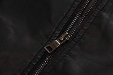 Load image into Gallery viewer, LJYH Boys' Faux Soft Leather Jackets Children Biker Outerwear Coats Black 5/6yrs