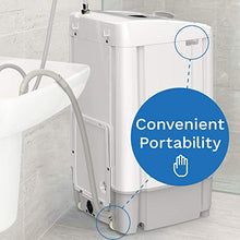 Load image into Gallery viewer, hOmeLabs Portable Washing Machine - 6 Pound Load Capacity, 0.9 Cubic Foot Interior, Top Loading, 5 Wash Cycles, and LED Display - Perfect for Apartments, RVs and Small Space Living