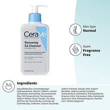 Load image into Gallery viewer, CeraVe SA Cleanser | Salicylic Acid Face Wash with Hyaluronic Acid, Niacinamide & Ceramides| BHA Exfoliant for Face | 8 Ounce