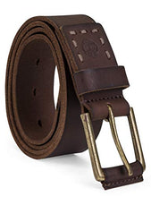 Load image into Gallery viewer, Timberland Men's Casual Leather Belt, Dark Brown, 38