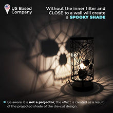 Load image into Gallery viewer, GAVIA Black Skull Lamp - 3-Way Dimmable Touch Control - Gothic Lamp - Gothic Decor - Goth Room Decor - Skeleton Lamp - Gothic Home Decor - Goth Lamp - Gothic Bedroom Decor - Goth Decor - Skull Light