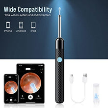Load image into Gallery viewer, Ear Wax Removal - Earwax Remover Tool with 8 Pcs Ear Set - Ear Cleaner with Camera - Earwax Removal Kit with Light - Ear Camera with 6 Ear Spoon - Ear Cleaner for Kids, Adults & Pets