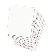 Load image into Gallery viewer, Avery Legal Dividers, Standard Collated Sets, 101-125 Tab Set (01334), White