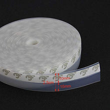 Load image into Gallery viewer, Zengest Door Strip Bottom, House and Glass Shower Door Seal Strip for Side of Door(Transparent), 1" x 16.4'
