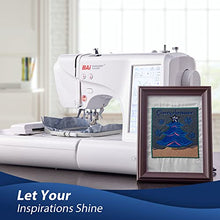 Load image into Gallery viewer, BAi Embroidery Machines Computerized for Beginners, Combo Include Threads&Wash Away Stabilizer&Bobbins, 4" x 9.2" Embroidery Area and Large 7" LCD ColorTouch Screen Automatic Monogram Embroidery Machine for Clothing, 96 Built-in Embroidery Designs