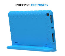 Load image into Gallery viewer, MoKo Case for Fire HD 10 Tablet (5th/7th/9th Generation, 2015/2017/2019 Release), Kids Shock Proof Convertible Handle Light Weight Super Protective Stand Cover Case for Fire HD 10.1 Inch, Blue
