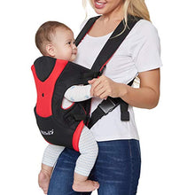 Load image into Gallery viewer, Neotech Care Baby Carrier - Front and Back Carrying - Adjustable, Breathable & Lightweight - for Infant, Child, Toddler - Black with Beige
