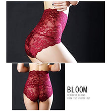 Load image into Gallery viewer, 5 Pack Women Sexy Lace Underwear Briefs Plus Size Lace Panties High Waist Hipster Panties