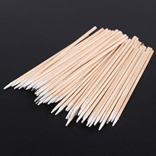 Load image into Gallery viewer, Fenshine 400 Count Microblading Cotton Swab, Cotton Swabs Pointed Tip, Cotton Swabs Wood Sticks, Cotton Tipped Applicator, Tattoo Permanent Supplies, Makeup Cosmetic Applicator Sticks (400PCS)
