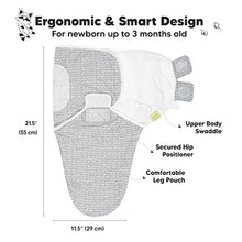 Load image into Gallery viewer, Organic Baby Swaddle Sleep Sacks - 3-Pack Newborn Baby Swaddles 0-3 Months - Ergonomic Baby Sleep Sack - Infant Swaddle Sleep Sacks - Swaddling Wrap Blanket Sleeping Bag for Newborn, Infant (Nordic)