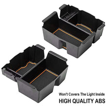 Load image into Gallery viewer, EDBETOS Center Console Organizer Tray Compatible with Jeep Wrangler JL/JLU 2018 2019-2021 2022 and Gladiator JT Truck 2020-2022 Insert Armrest Accessories - Won't Covers the light inside (Orange Trim)