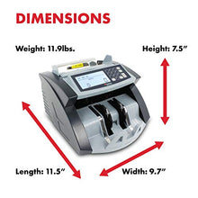 Load image into Gallery viewer, Cassida 5520 UV/MG - USA Money Counter with ValuCount, UV/MG/IR Counterfeit Detection, Add and Batch Modes - Large LCD Display & Fast Counting Speed 1,300 Notes/Minute