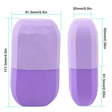 Load image into Gallery viewer, Ice Roller Silicone Facial and Eye,Facial Beauty Ice Roller Skin Care Tools,Reusable Facial Treatment to Tone Skin & De-Puff The Eye Area,Reduce Acne and Lubricate the Skin. (Pink 2) (purple)