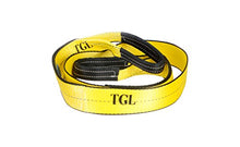 Load image into Gallery viewer, TGL 3 inch, 8 Foot Tree Saver, Tow Strap with D Ring Shackle and 10 Ton Snatch Block