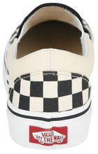 Load image into Gallery viewer, Vans Unisex Adults' Classic Slip On, Black And White Checker/White, 6.5 Men US / 8 Women US